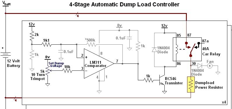 600 Watt Dumpload Charge Controller