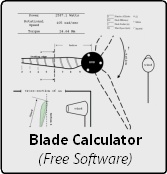 Wind Turbine Blade Calculator: 2009 Web Version 