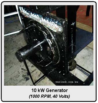 10 kW Axial Flux Generator