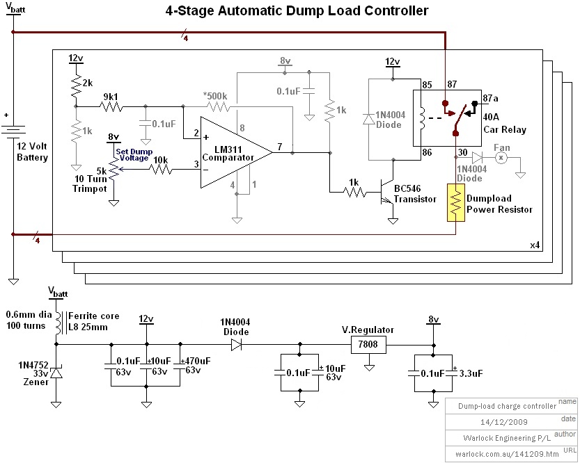 Wind Turbine Charge Controller Schematic additionally Alternator 