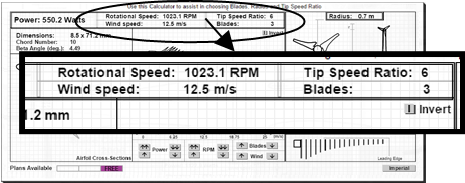 Free Wind Turbine Blade Calculator Software and Plans
